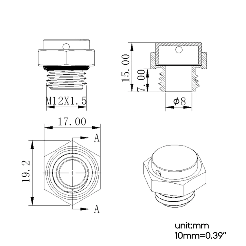 Водоустойчивая штепсельная вилка сброса воздуха передышки вентиляционных