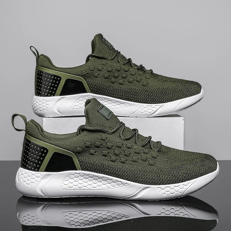 2023 New Men Running Shoes Jogging Mesh Breathable Unisex Sport Shoes Male Light Sneakers Comfortable Walking Shoes Men Sneakers
