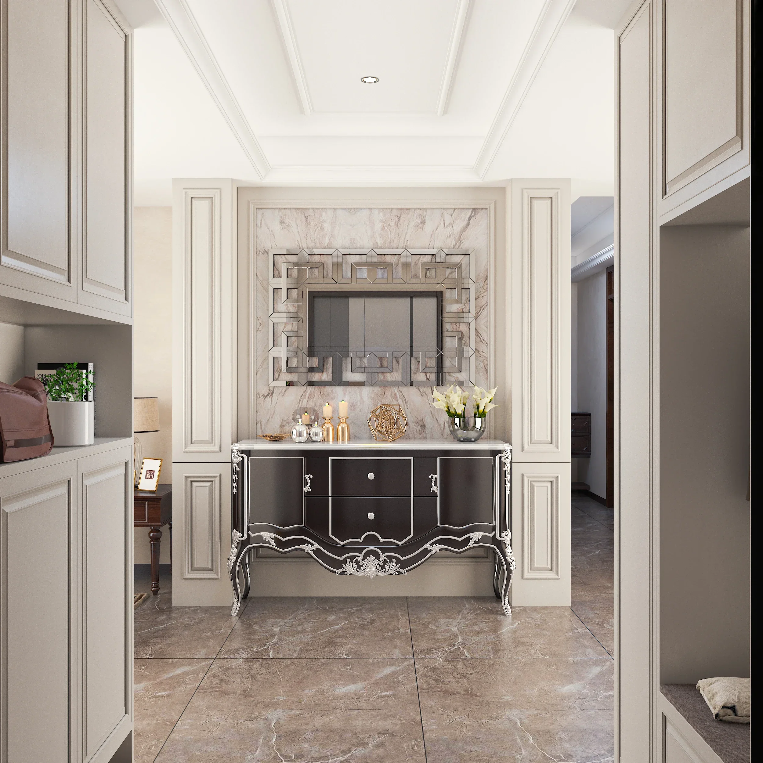 Технические зеркала большое зеленое венецианское зеркало для отеля домашнего