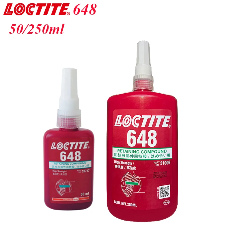 Анаэробный удерживающий Клей Loctite 250 50 мл 648 удерживающее соединение инертного
