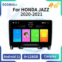 2 din android car stereo for honda jazz 2020 2021 radio multimedia player auto navigation gps wifi head unit autoradio carplay
