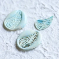ins cute angel wings wax seal stamp diy angle wing fly stamps seals heads wedding envelope arts card making hobby postage craft