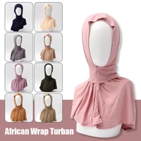 muslim hijab instant underscarf bonnet head wrap one piece cap shawls turban women headscarves prayer cap headwear