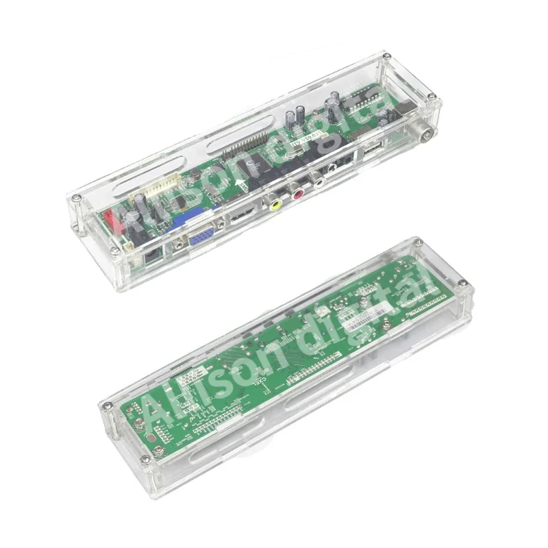 Прозрачный акриловый защитный чехол для платы контроллера M.NT68676 TV 2AV EDP