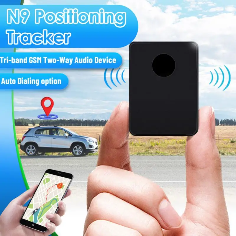 Мини-устройство N9 GSM с защитой от кражи GPS-трекером и аудиомонитором 12 дней в