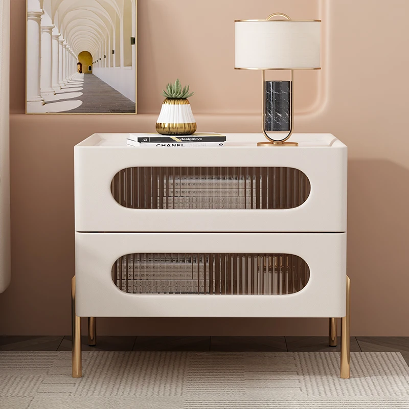 

Fashion Small Night Tables Bedroom Nordic Storage Modern Bedside Tables Italian Minimalist Wooden Mesilla Room Furniture GXR45XP