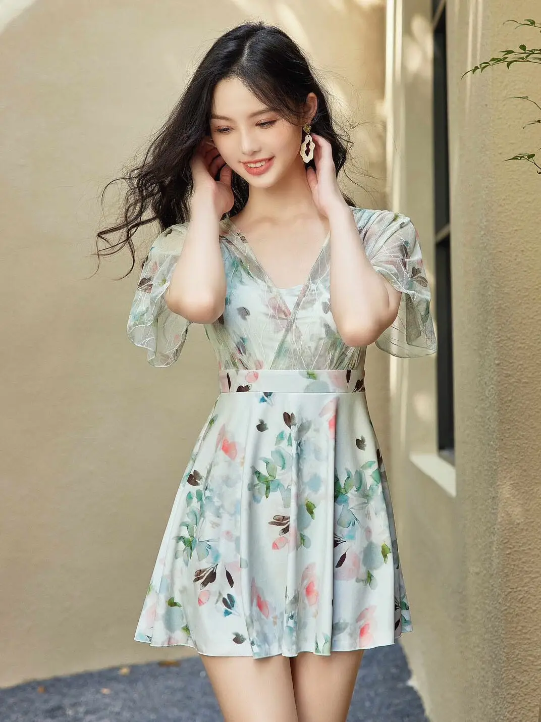 Купальник Trumpeter новинка 2024 аквапарк толстая сестра закрывающий живот цельный