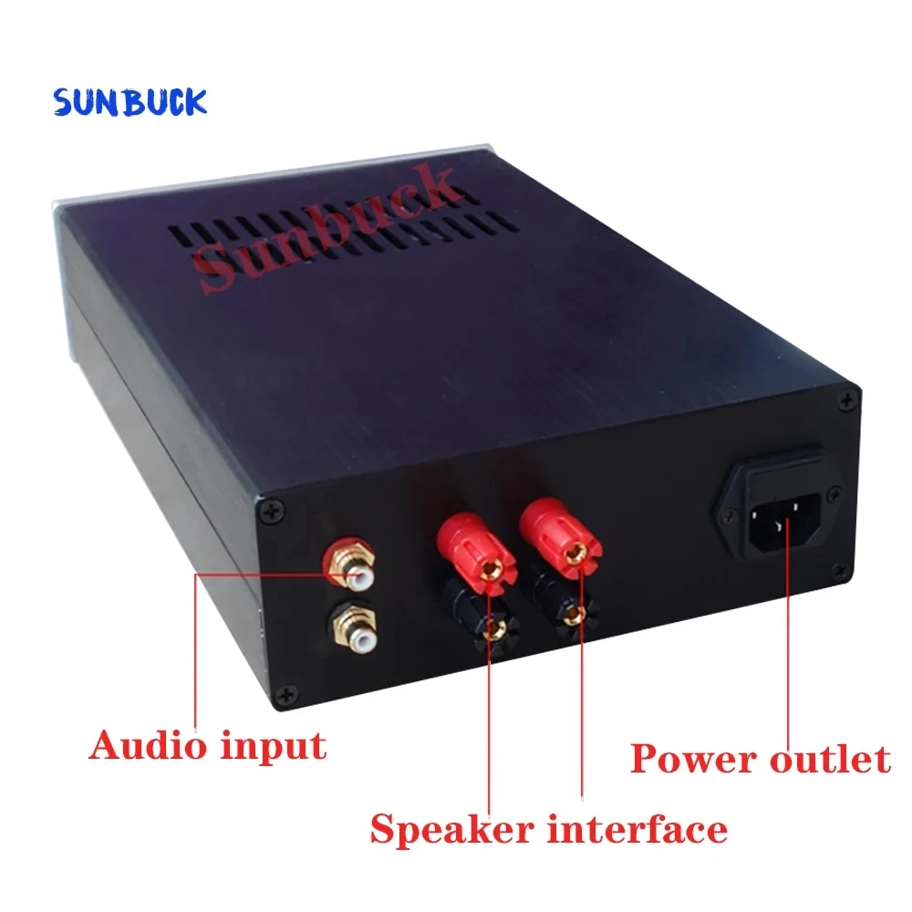 Sunbuck AT100 TDA7293 с трехсегментной тональной цепью Усилитель 100 Вт*2 мощности Аудио