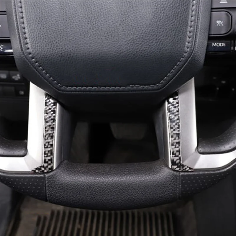 Для Toyota 2022-2023 наклейка на руль из натурального углеродного волокна