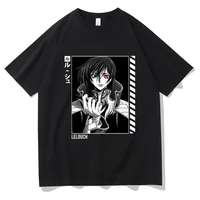 classic retro code geass japan anime t shirt short sleeve unisex manga lelouch lamperouge print t shirts men women hip hop tees