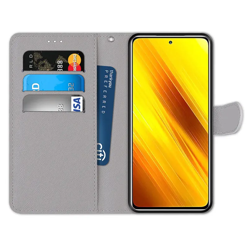 Poco M5s F3 M 3 M4 X3 X4 X5 Pro 5G Flip Case for Xiaomi Poco X3 NFC Leather Wallet Case Poco X4 NFC F4 F M 3 M5 M4 X5 Pro Cover