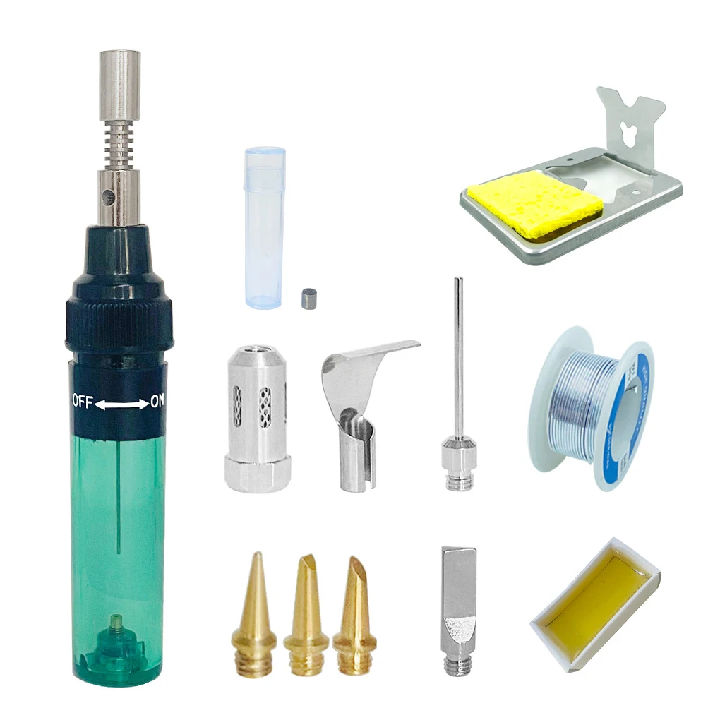 

14 Pieces Soldering Irons 8ml Electronics Welding Pen Kit Jewelry Repairing Cordless Refillable Circuit Work Burner