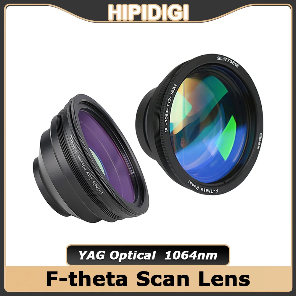 

HIPIDIGI Ф-тета сканирующая лазерная линза для маркировки 1064 нм