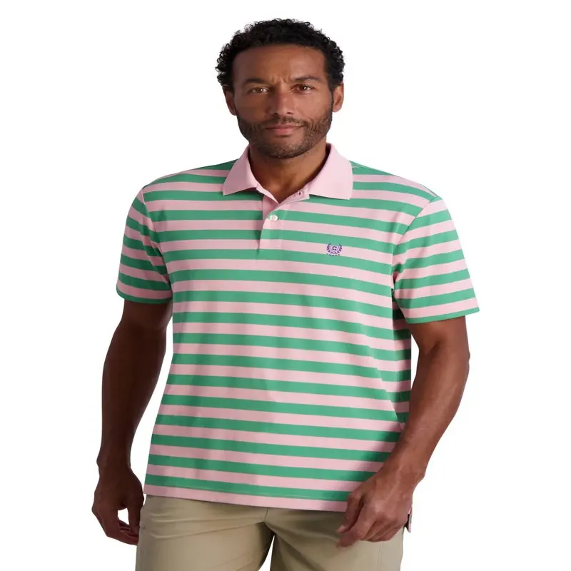 

Men's Rugby Stripe Golf Polo - Sizes S up to 3XL