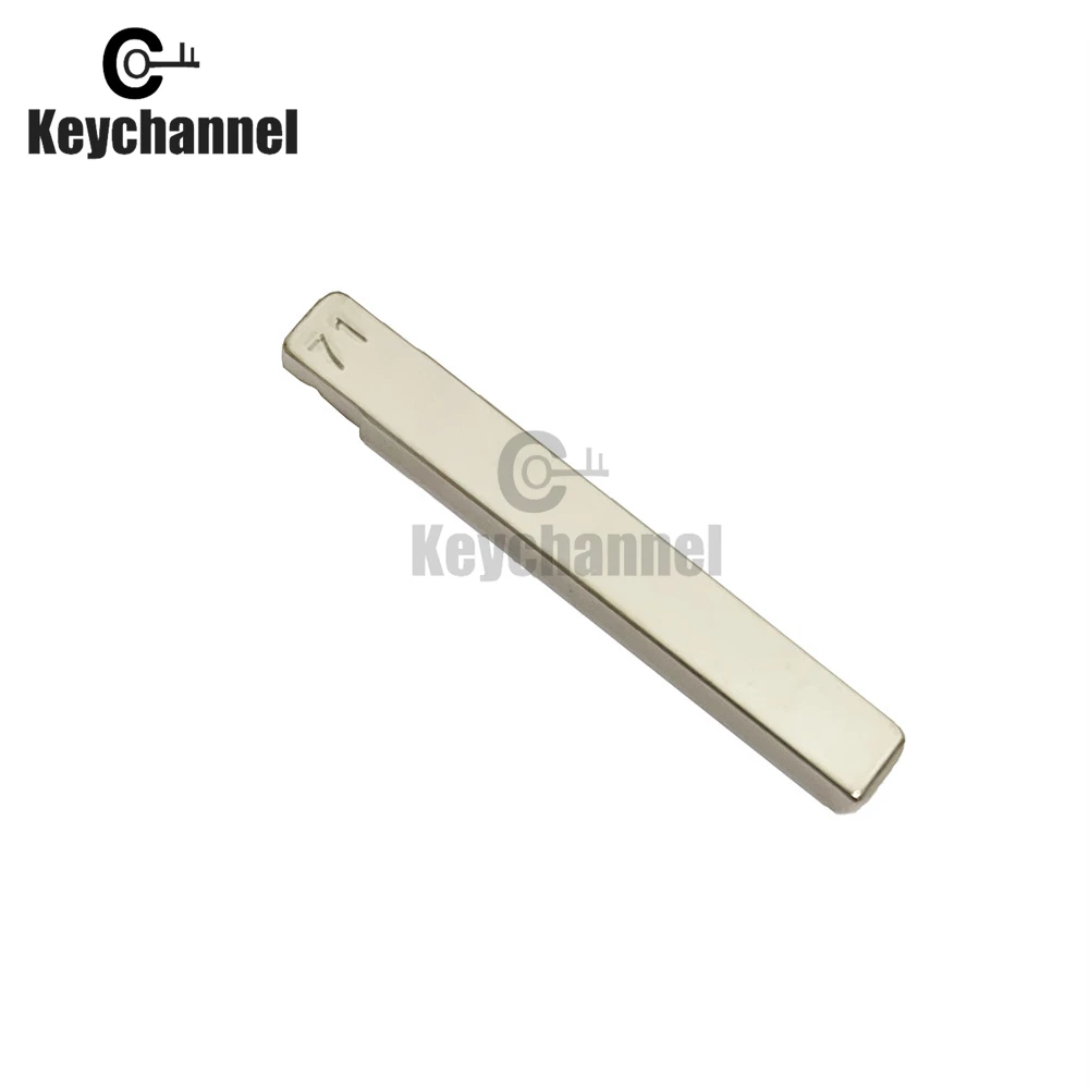 Keychanne10 шт. #71 для KD полотно дистанционного ключа Lishi HU100 металлическая заготовка