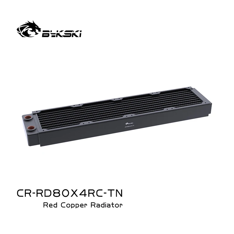 Bykski 30mm Thick High Performance 80 160 240 320 Copper Water Cooling Radiator Thin PC Heat Dissipation Server CR-RD80X4RC-TN images - 6