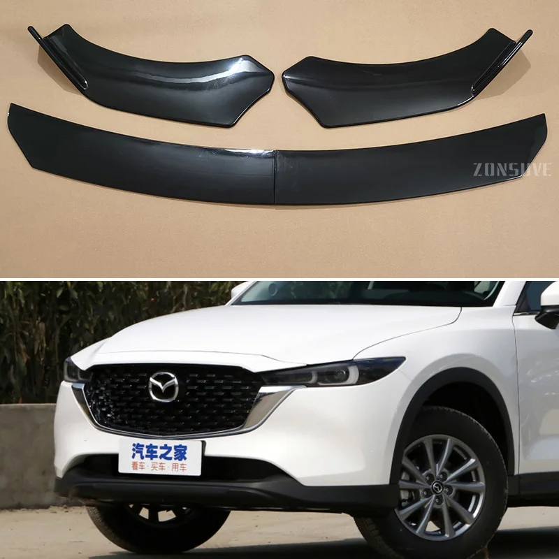 Для Mazda CX-50 2022-2024 года передний бампер сплиттер для губ спойлер комплект кузова