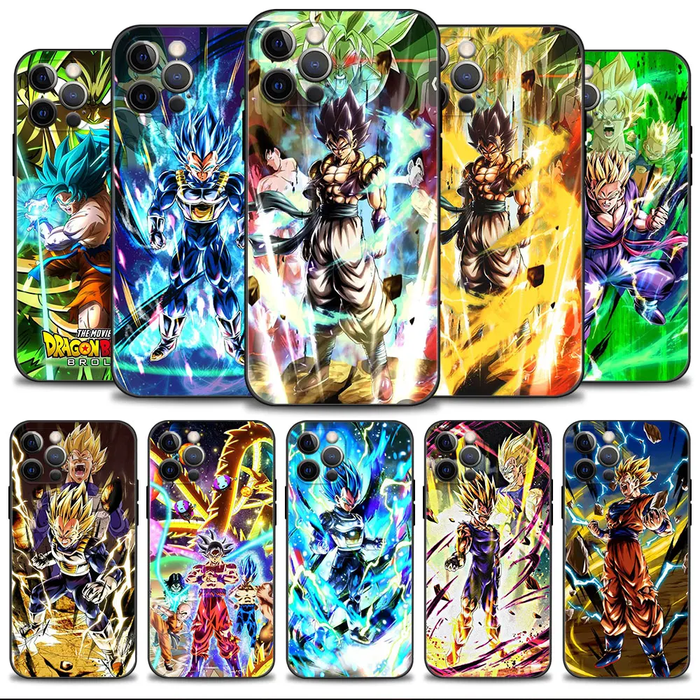 

Soft Silicone Phone Case For iPhone 14 13 12 11 Pro Max 6 6S 7 8 Plus X XS XR 12 13 Mini Shell Anime Dragon Ball