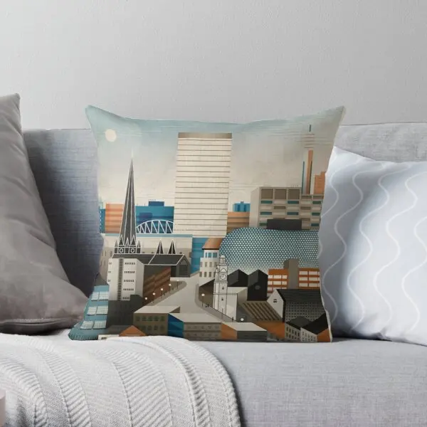 

From Digbeth With Love Printing Throw Pillow Cover Bedroom Cushion Case Office Bed Decorative Fashion Home Pillows not include