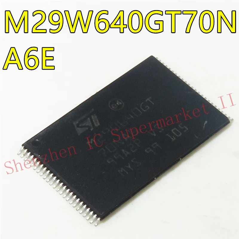 Оригинальная флэш-память M29W640GT70NA6E 64 Мбит (8 Мб x8 или 4 Мб x16, страница) 3 в