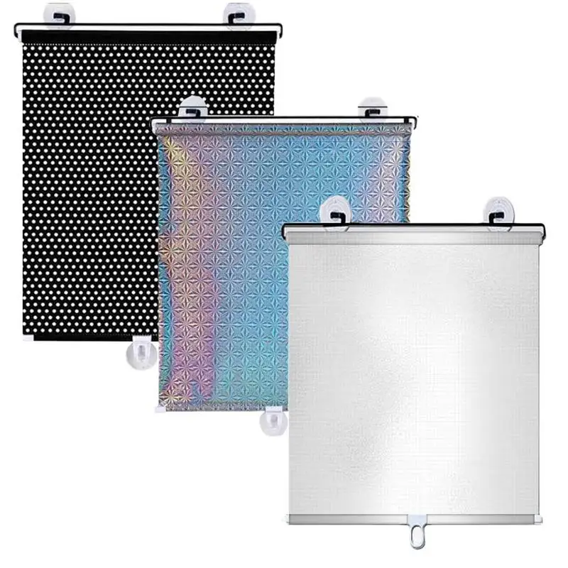 

Автомобильные чехлы от солнца, универсальные чехлы для ветрового стекла, автоматический роликовый автомобильный выдвижной блок, солнцезащитный козырек