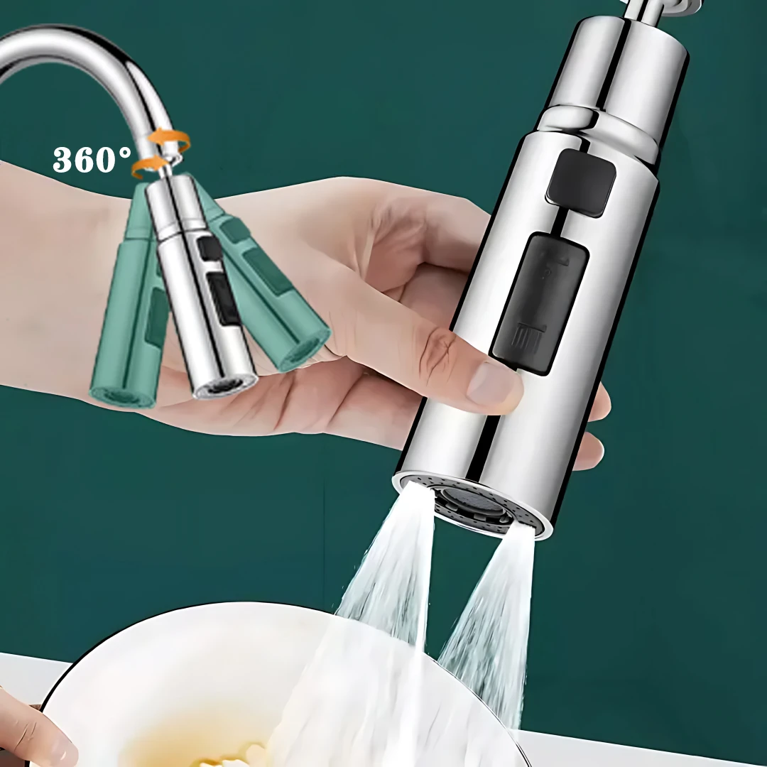 Универсальный смеситель для кухонного крана с защитой от брызг |