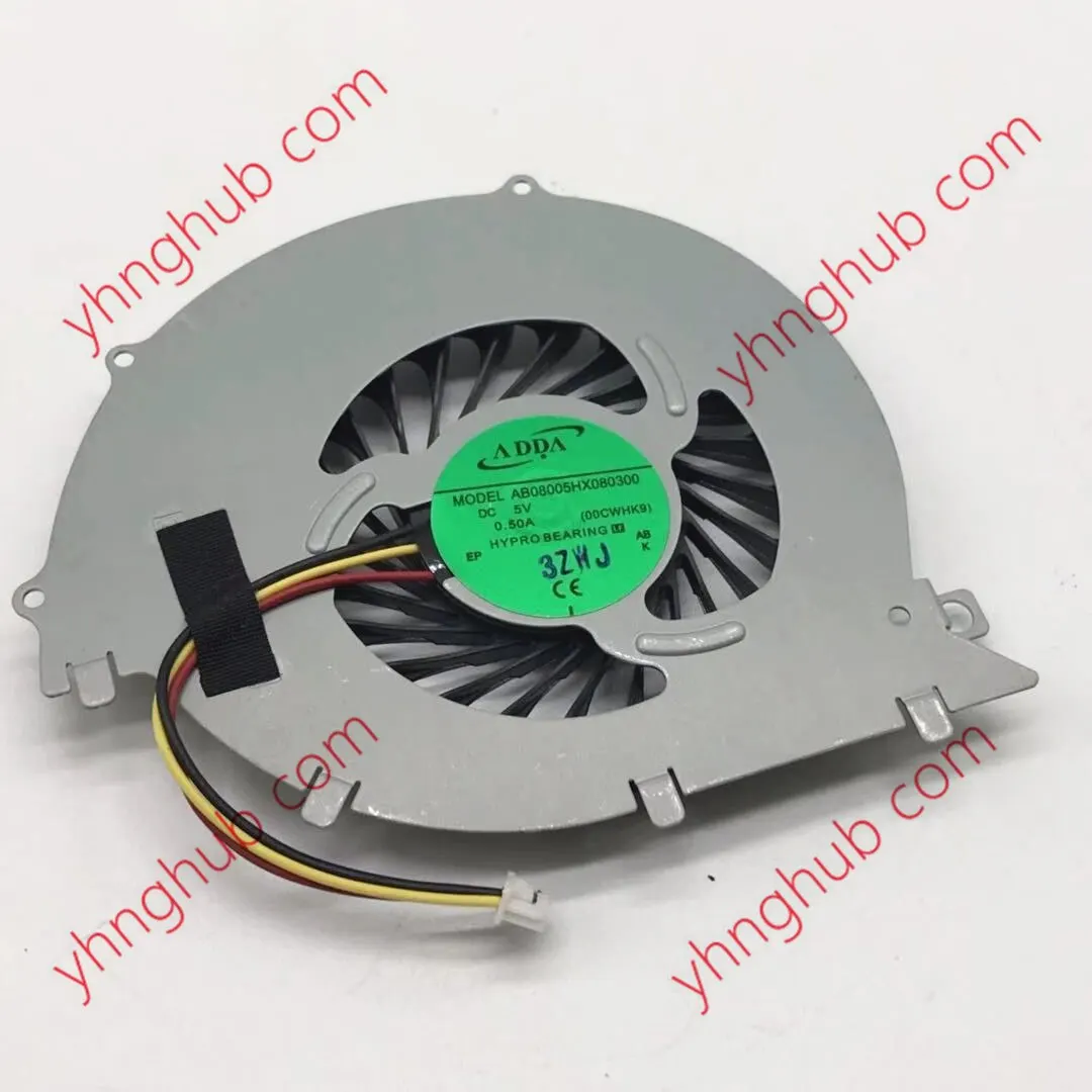 

ADDA AB08005HX080300 00CWHK9 DC 5V 0.50A Server Cooling Fan