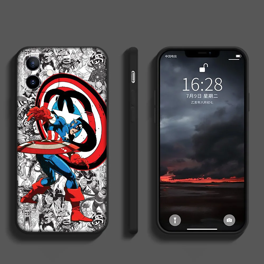 Чехол для Samsung Galaxy A41 A42 A71 A72 A73 J2 J4 J5 J6 J7 J8 A6 A7 A8 A9 Новый чехол TW122 Marvel Капитан Америка