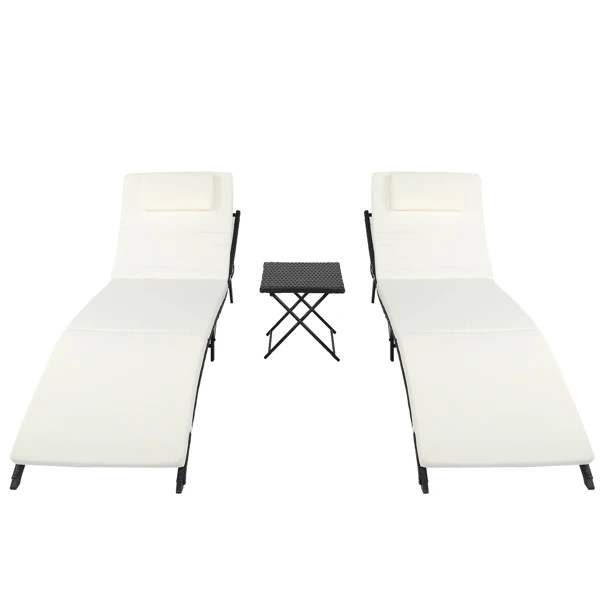 

Folding Bed Three-Piece Set Black Four Lines Include 2 Fold The Bed 1 Folding Coffee Table 2 The Seat Cushion