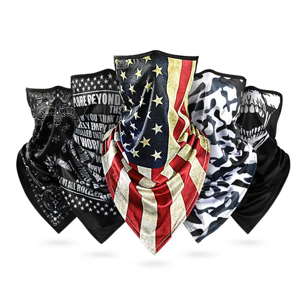 

Lightweight Triangle Neck Gear Sun Resistant Ice Silk Triangle Cycling Scarf Anti Deformation Triangle Neck Gaiter
