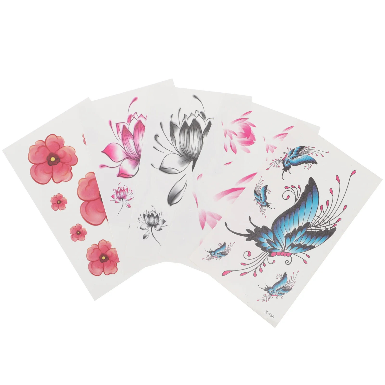 

30pcs Tattoos Decal Waterproof Durable Self-adhesive Tattoos Stickers Body Tattoos for Arms