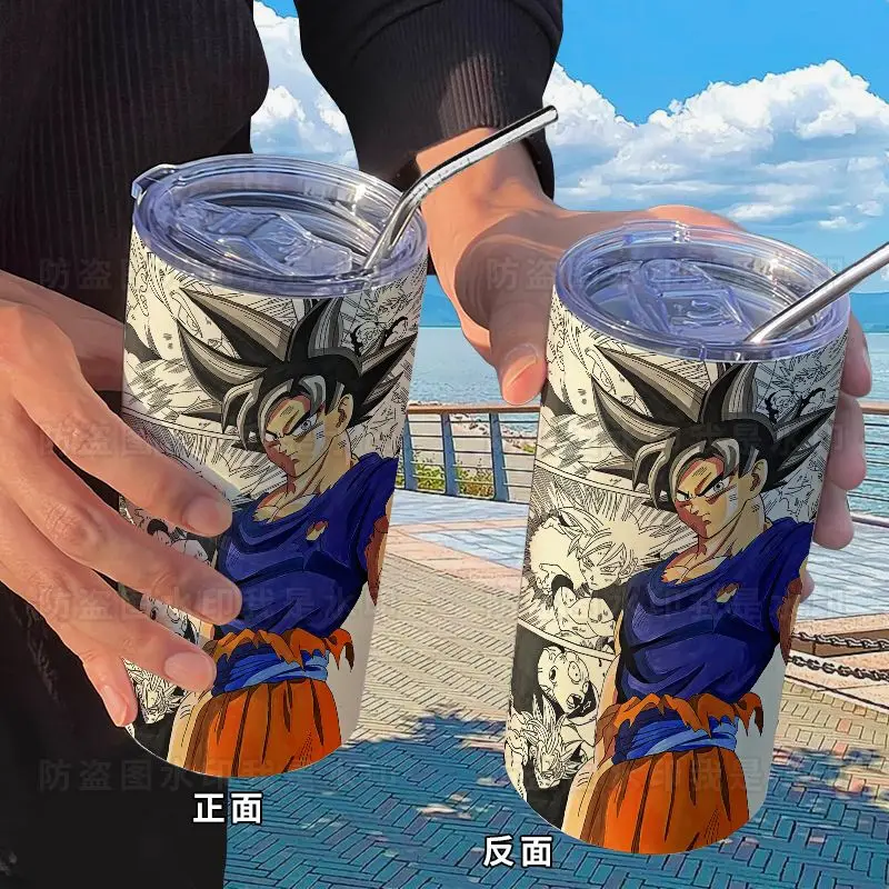 Соломенная чашка Dragon Ball Z с анимацией Гоку детская для воды мужская и женская