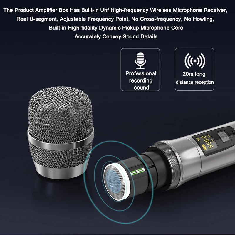 2.0-канальный мини-усилитель Hi-Fi класса D со встроенным ресивером и 2 стереодинамиками для домашнего использования (art.: 3920d8202b80b) - 3920d8202b80b
