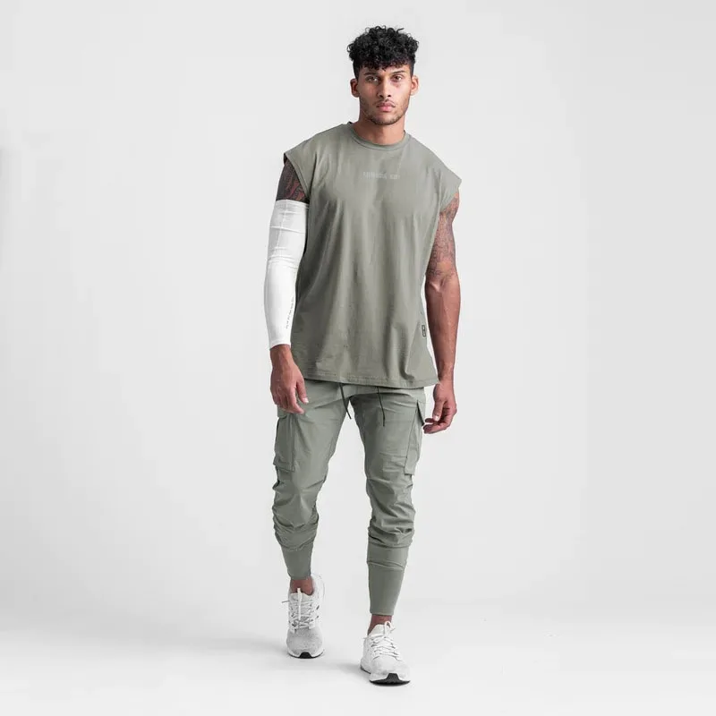 Мужская летняя майка для бега: охлаждающий легкий сетчатый жилет льда марафона и