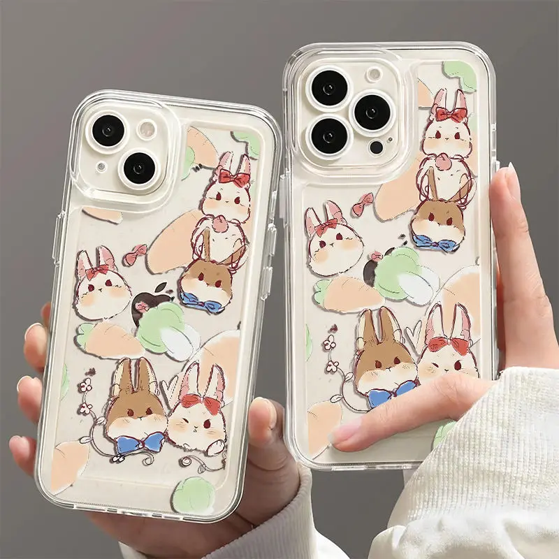 Роскошный прозрачный мягкий чехол для IPhone 14 13 12 11ProMax Mini Plus XR XS Max 7 8 SE2022 силиконовый