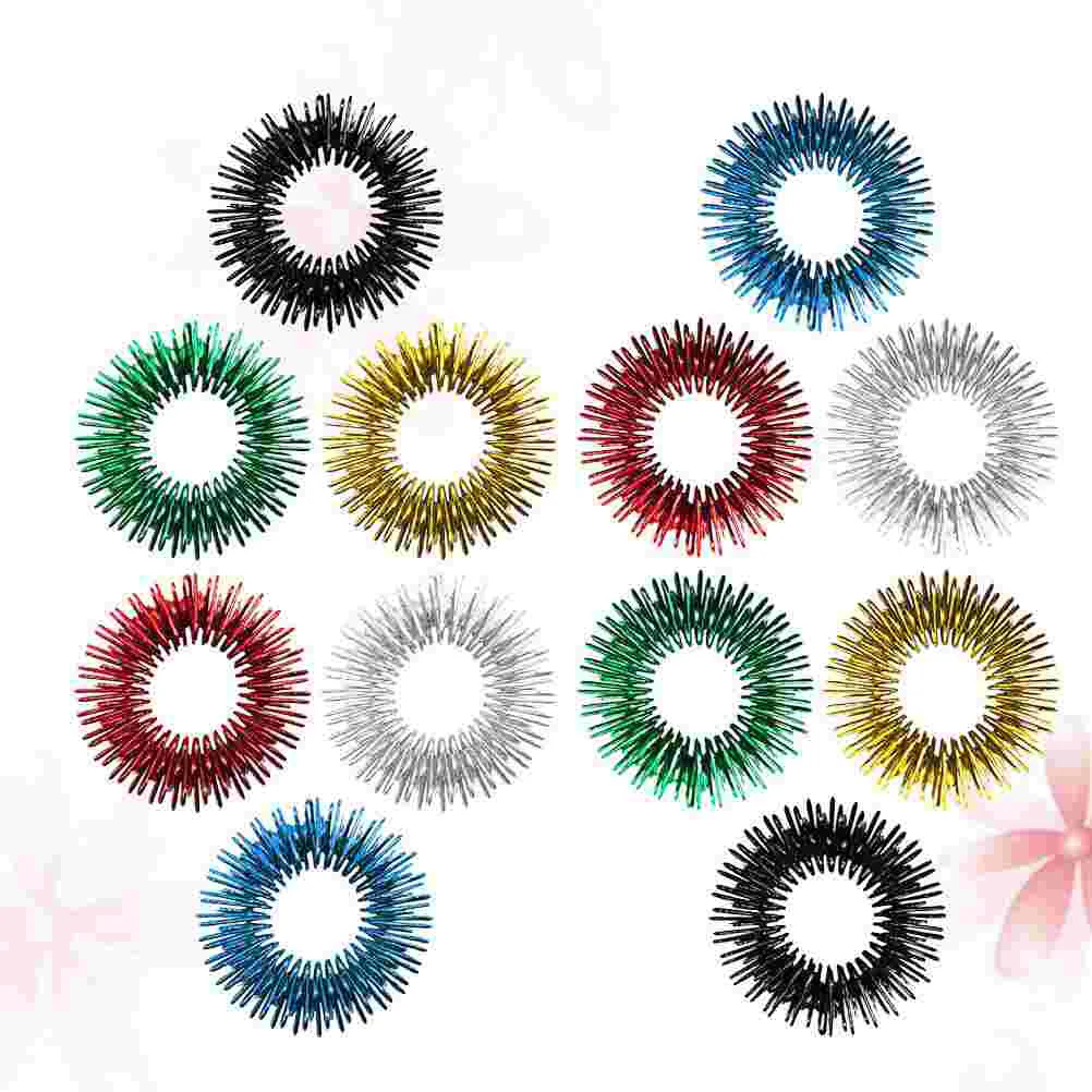 6-шт Золотая игрушка-непоседа инструмент для массажа пальцев средство снятия