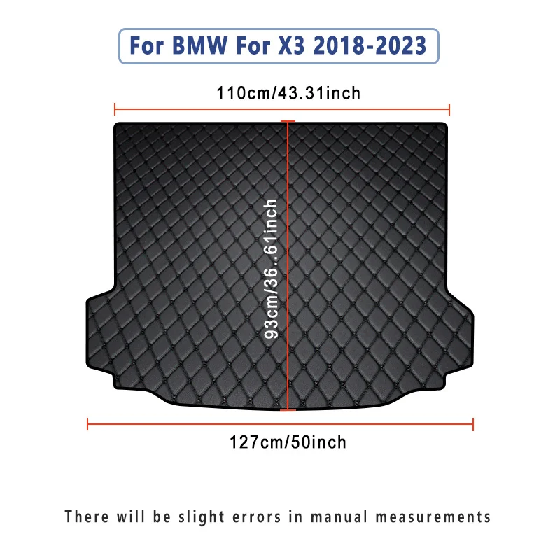 Фото Коврики в багажник автомобиля для BMW X3 2025 2024 2023 2022 2021 2020 2019 2018 2017 2016 2015 2014 2013 2012 2011 Автоаксессуары №5