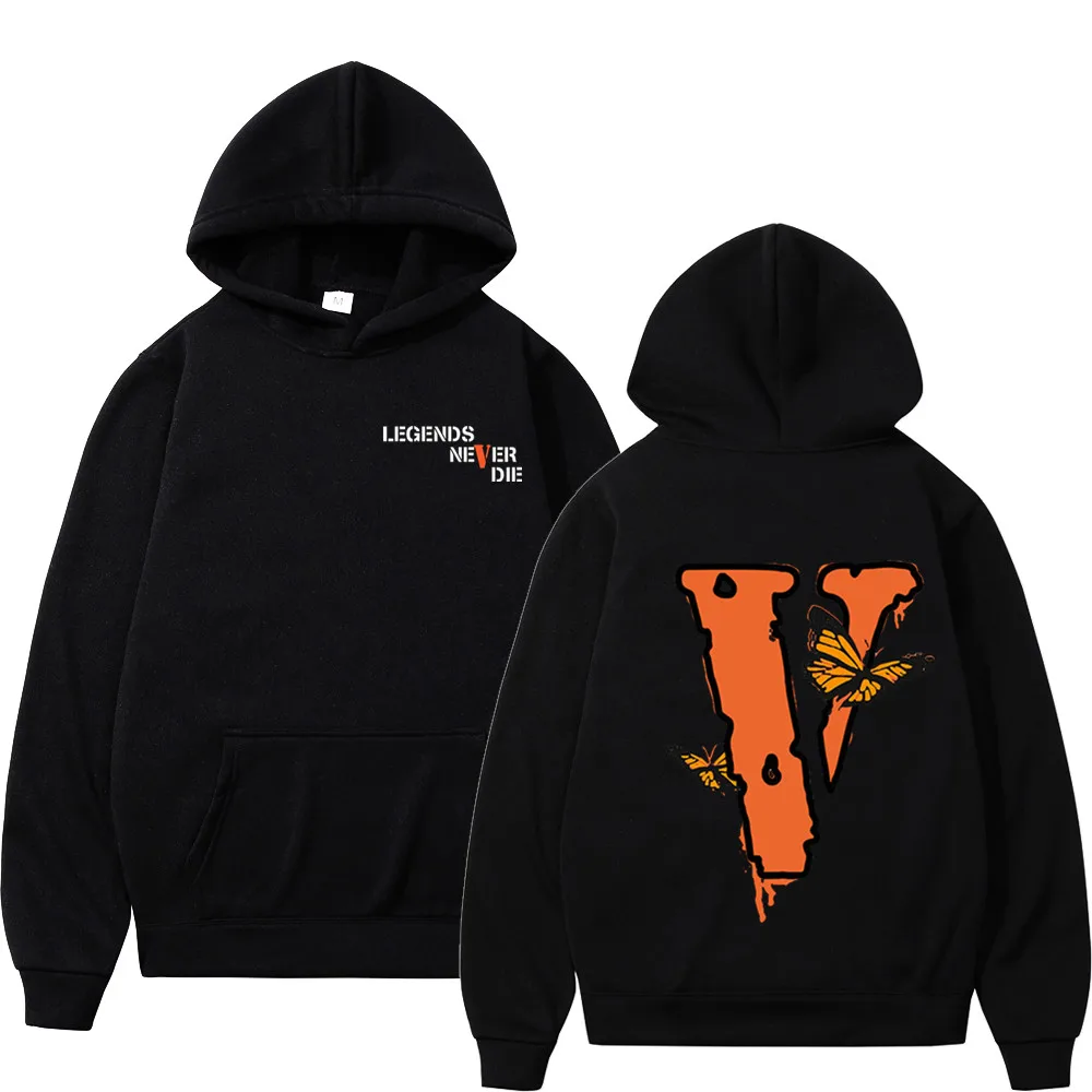 

2022Autumn Winter Ieisure Fashion Vlone Friends Angel Ioose Sports Men's And Women's Polyester Hoodies Mens Sweater Streat Wear