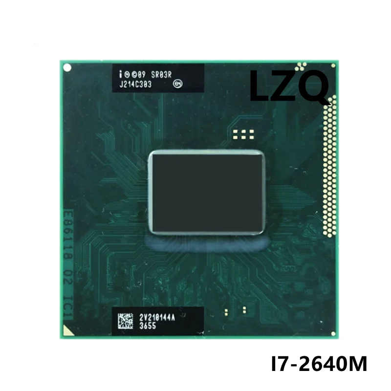 Процессор Intel Core i7-2640M i7 2640M SR03R 2 8 ГГц двухъядерный четырехпоточный процессор 4 МБ 35