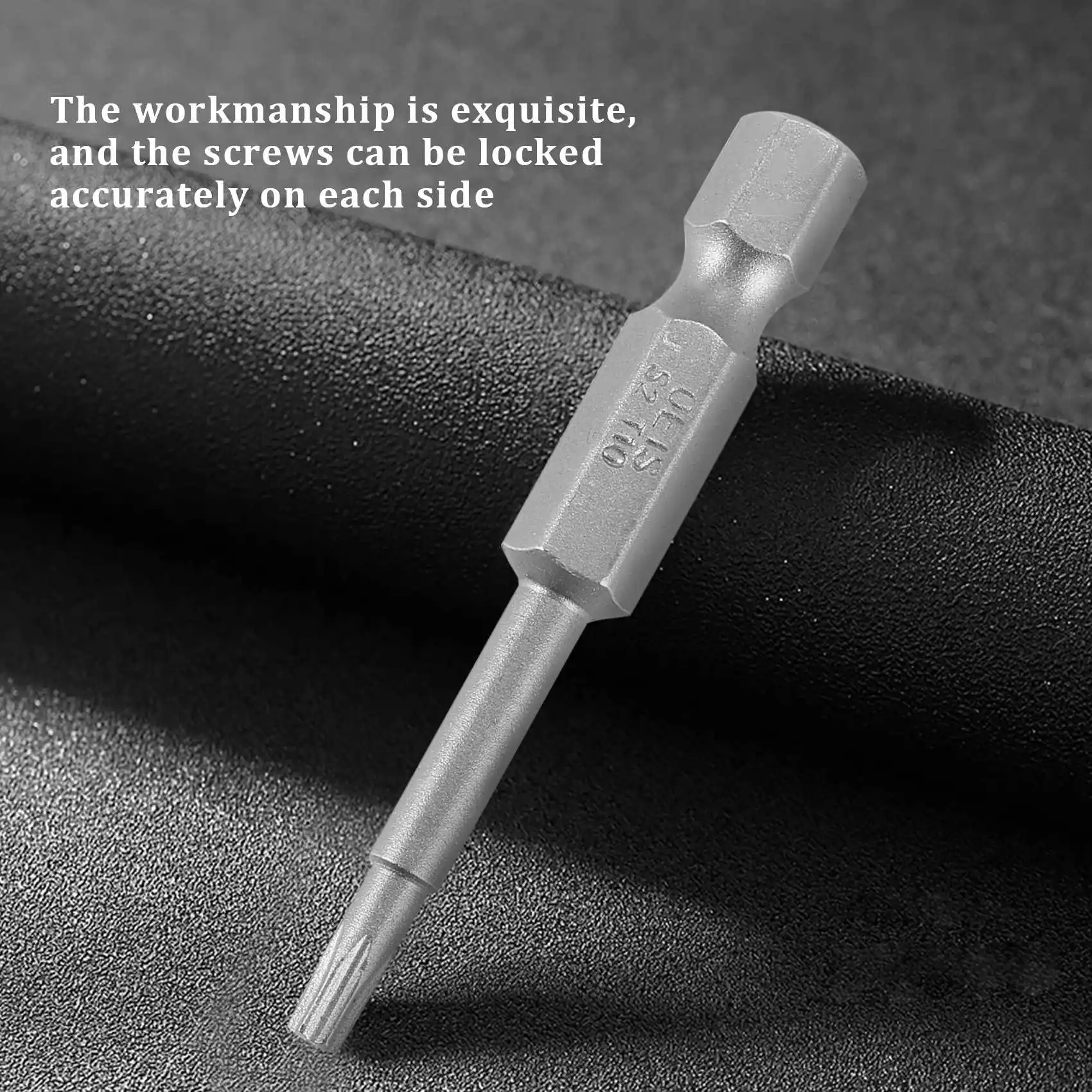 13 Pouches Jeu Dɾmbouts de Tournevis S2 Tige Hexagonale с Acier T5-T45 TêTe Torx MagnetTique éToile 6-точечный комплект