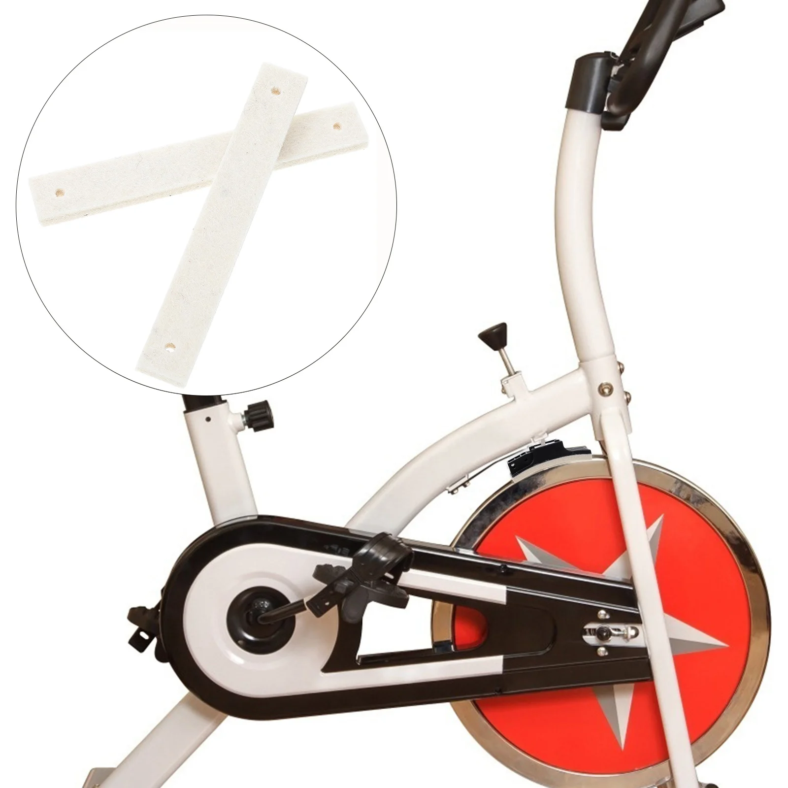 

Brake Bike Pad Block Fitness Disc Braking Exercise Pads Caliper Resistance Cork Cushions Gym Universal Inserts Felt Mat Parts