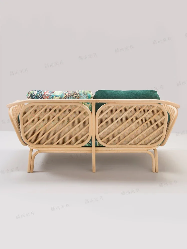 Двойной диван из Индонезии сочетание чайного столика для отдыха комнаты