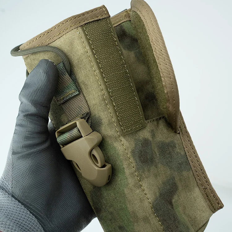 Outdoor Sports Multifunctional Sundry Bag 6094 Styling Tactical Tank Top Radio Interphone Bag Green Ruins Camo TC0039