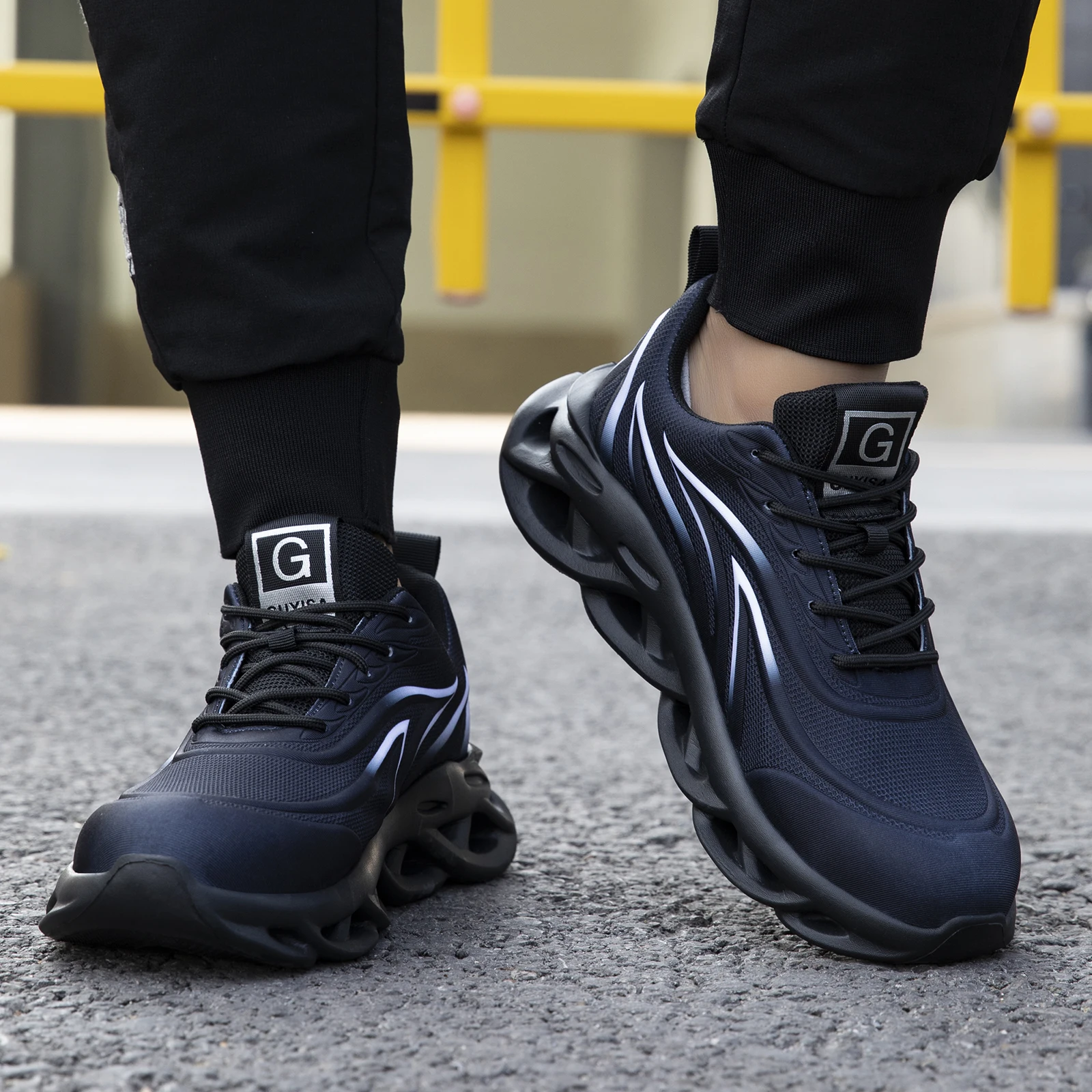 Стальной носок GUYISA Uomo Противоударная обувь для пирсинга Профессиональная