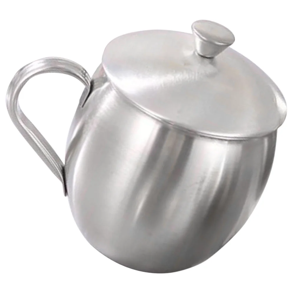 

1 Set Stainless Steel Milk Cup Wear-resistant Coffee Mug Household Decorative Water Cup Home Supply