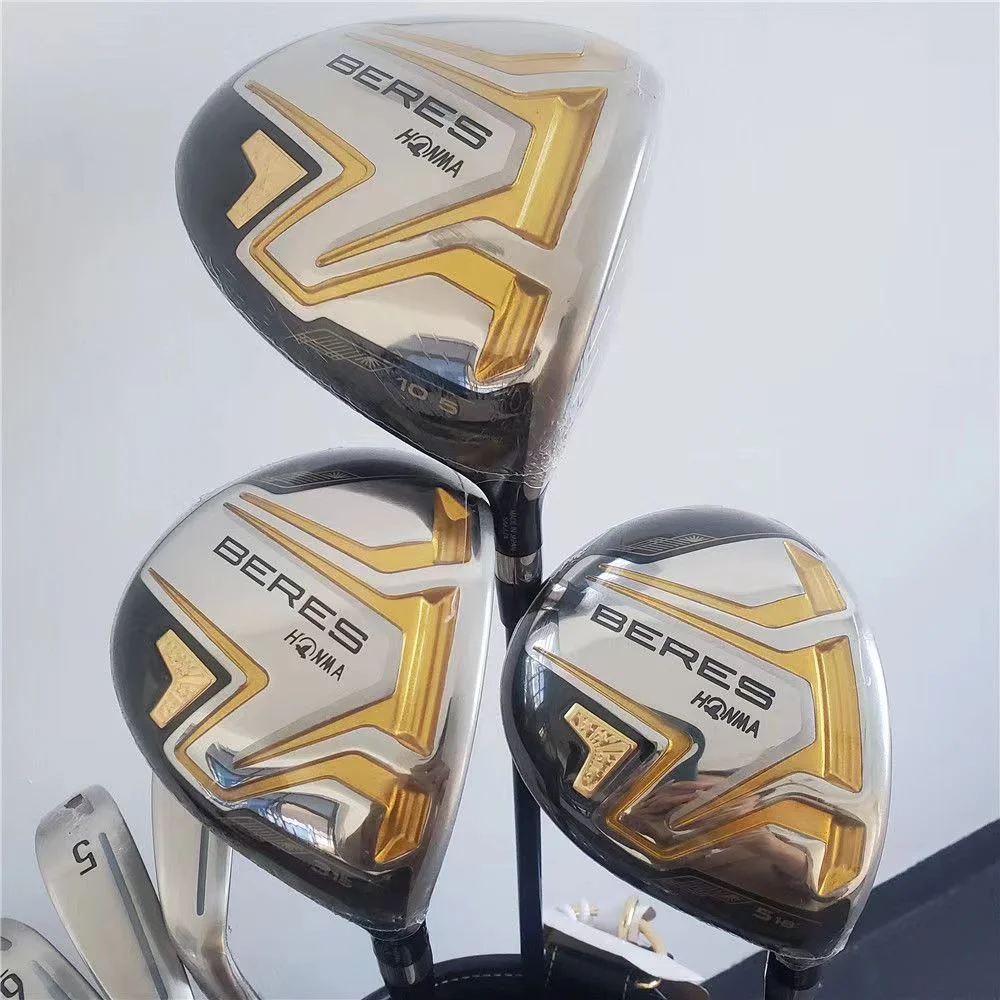 

2023 New Mens Golf Driver HONMA S-08 Golf Clubs Golf fairway wood 4 Star New BERES wood Clubs Graphite Shaft with HeadCover