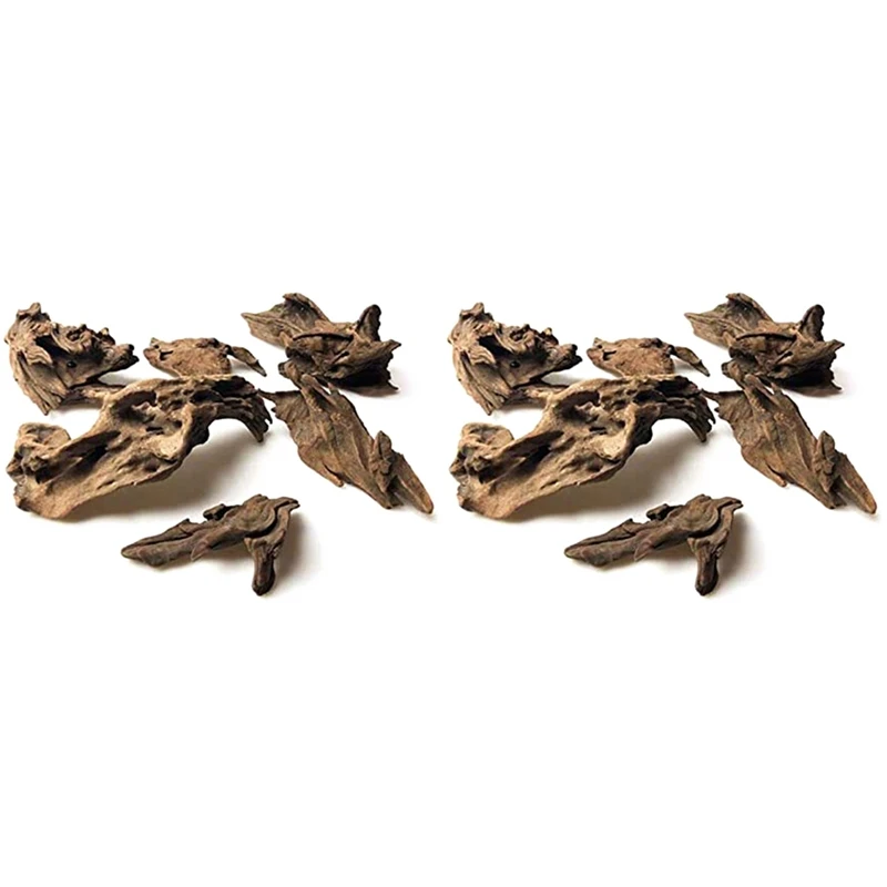 

HOT 12X Large Natural Driftwood Branches Reptiles Aquarium Fish Tank Decoration Fish Tank Cave Hideout Wood Decor Driftwood