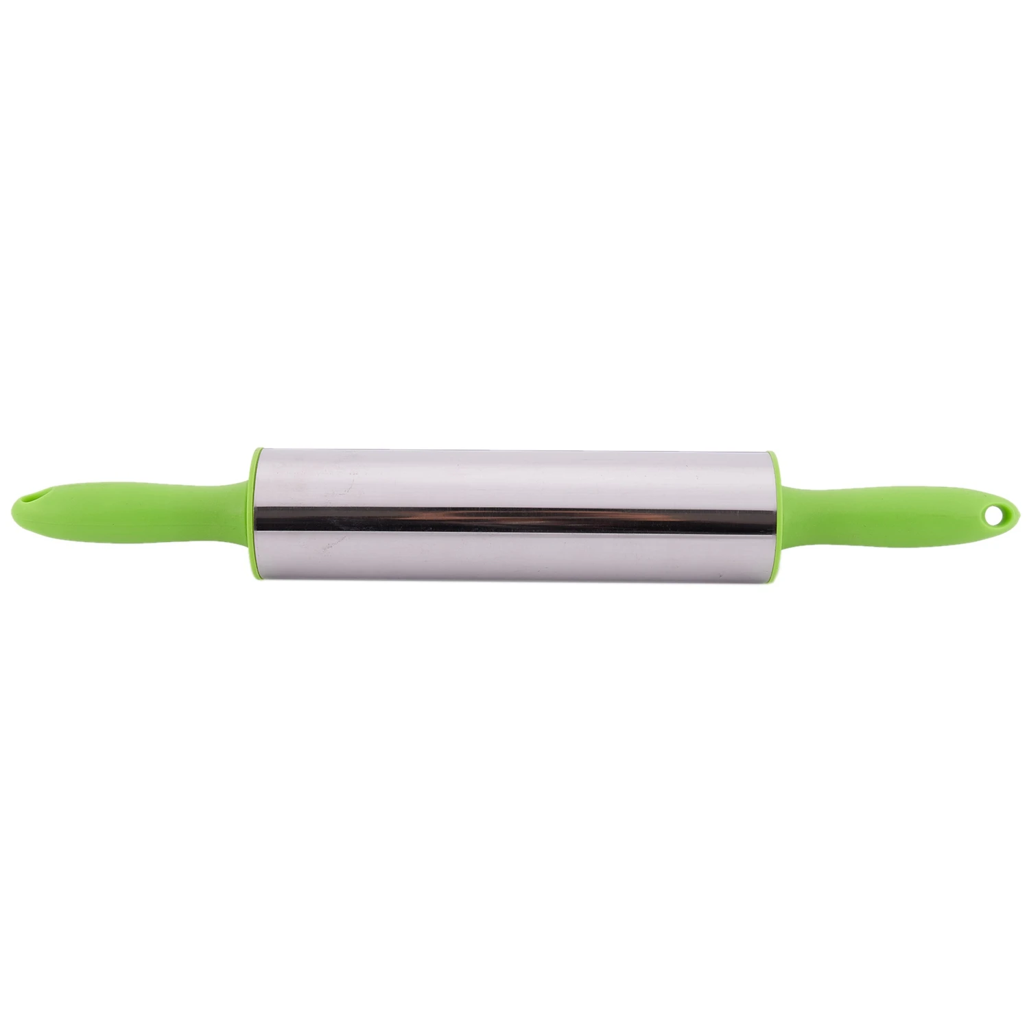 

1Pc Stainless Steel Fondant Rolling Pin Cake Decoration Dough Roller Plastic Round Handle Baking Tools