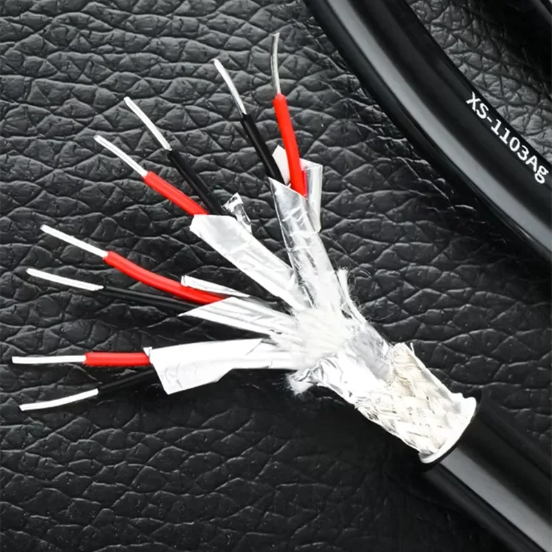 Сетевой кабель Hi-end чистое серебро CAT 8 Ethernet-кабель 10 гигабитная сеть 40 Гбит/с 2000