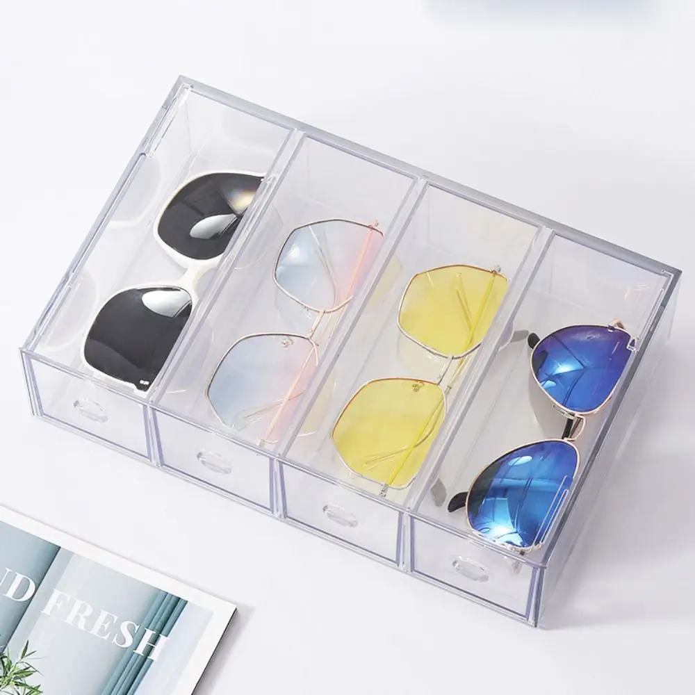 Четырехслойные акриловые очки в стиле выдвижного ящика для защиты от пыли